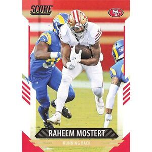 2021 Score Football Card - #260 Raheem Mostert